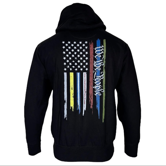 Howitzer Style Men's Hoodie We Honor Pullover Heavyweight Military Grunt MFG - Picture 1 of 6